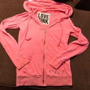 Xs PINK thin pink jacket